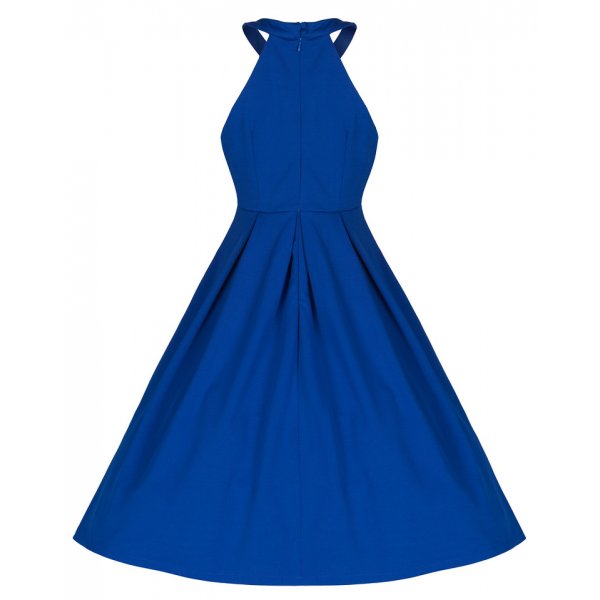 ‘Cheronda’ Blue Swing Dress by Lindy Bop | The Retro Collection
